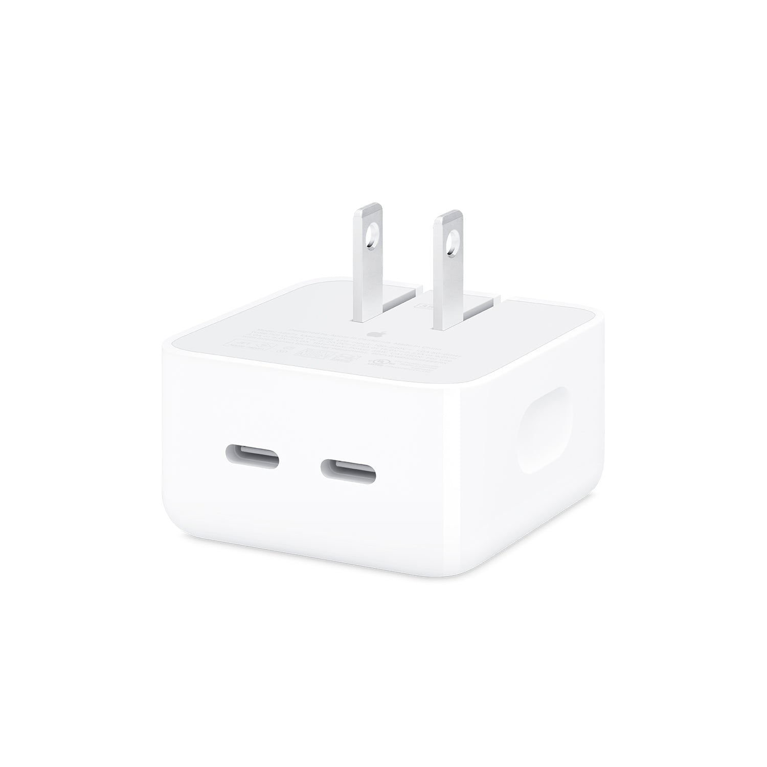 Adaptador de corriente compacto con dos puertos USB-C de 35W