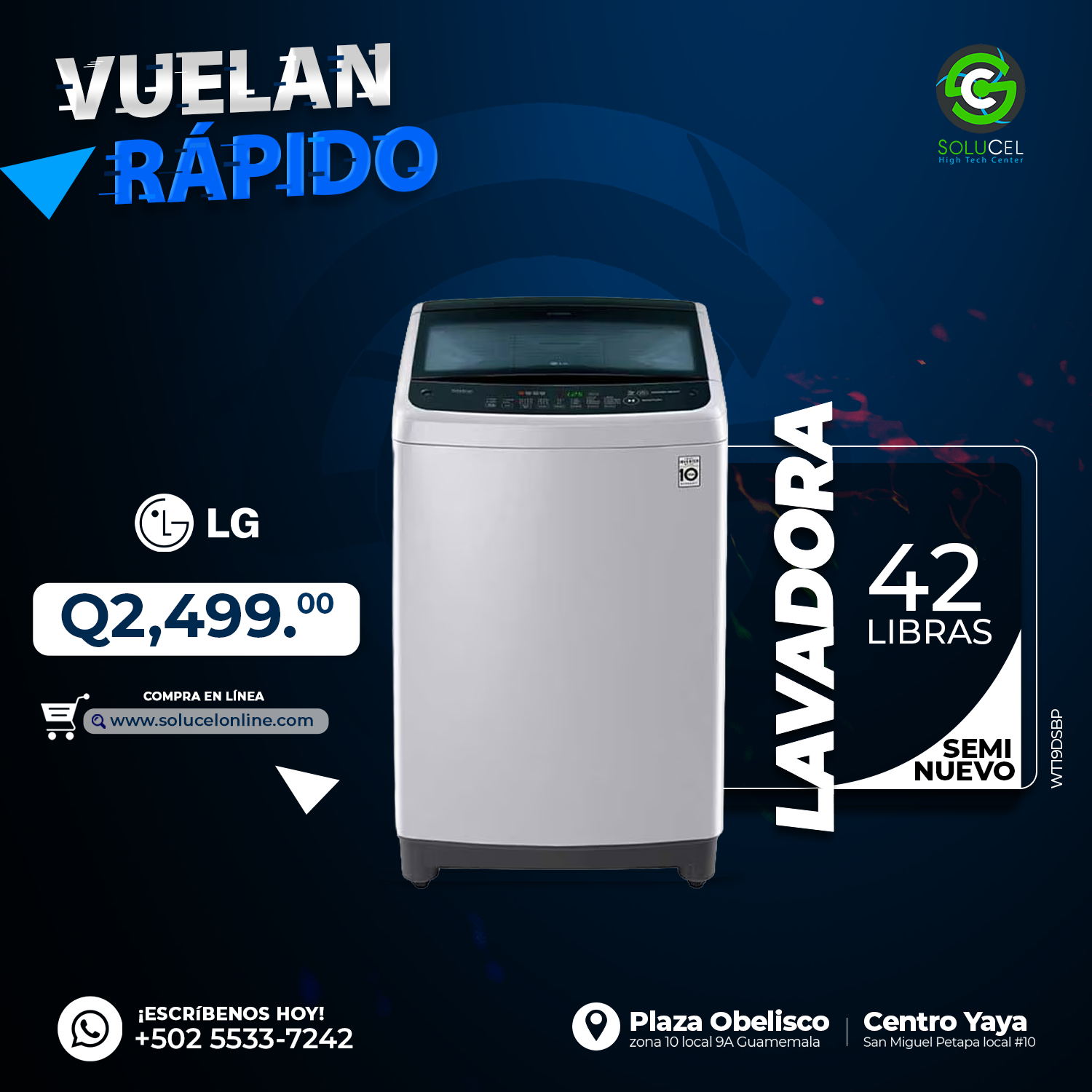 LAVADORA LG