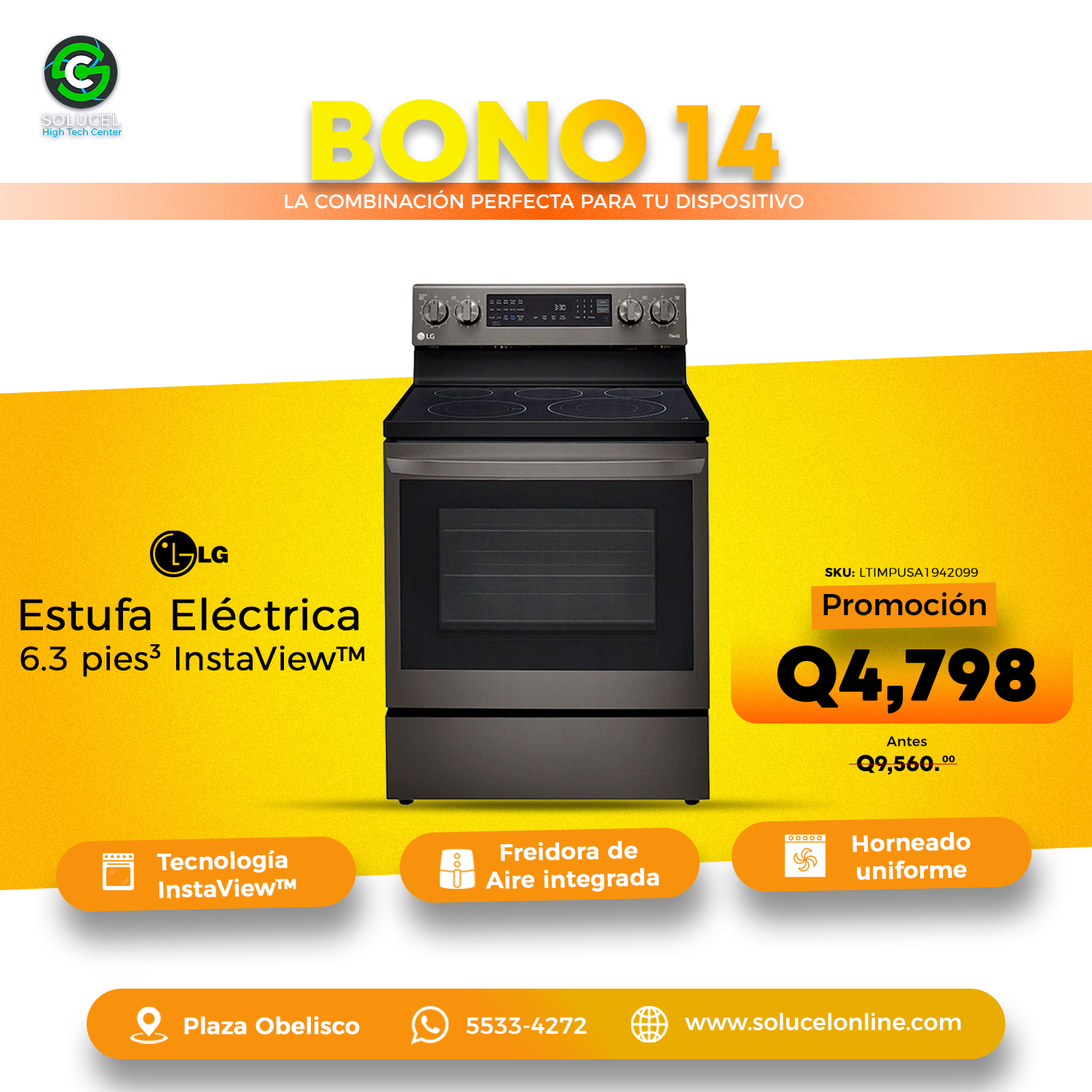 Estufa Eléctrica 6.3 pies³