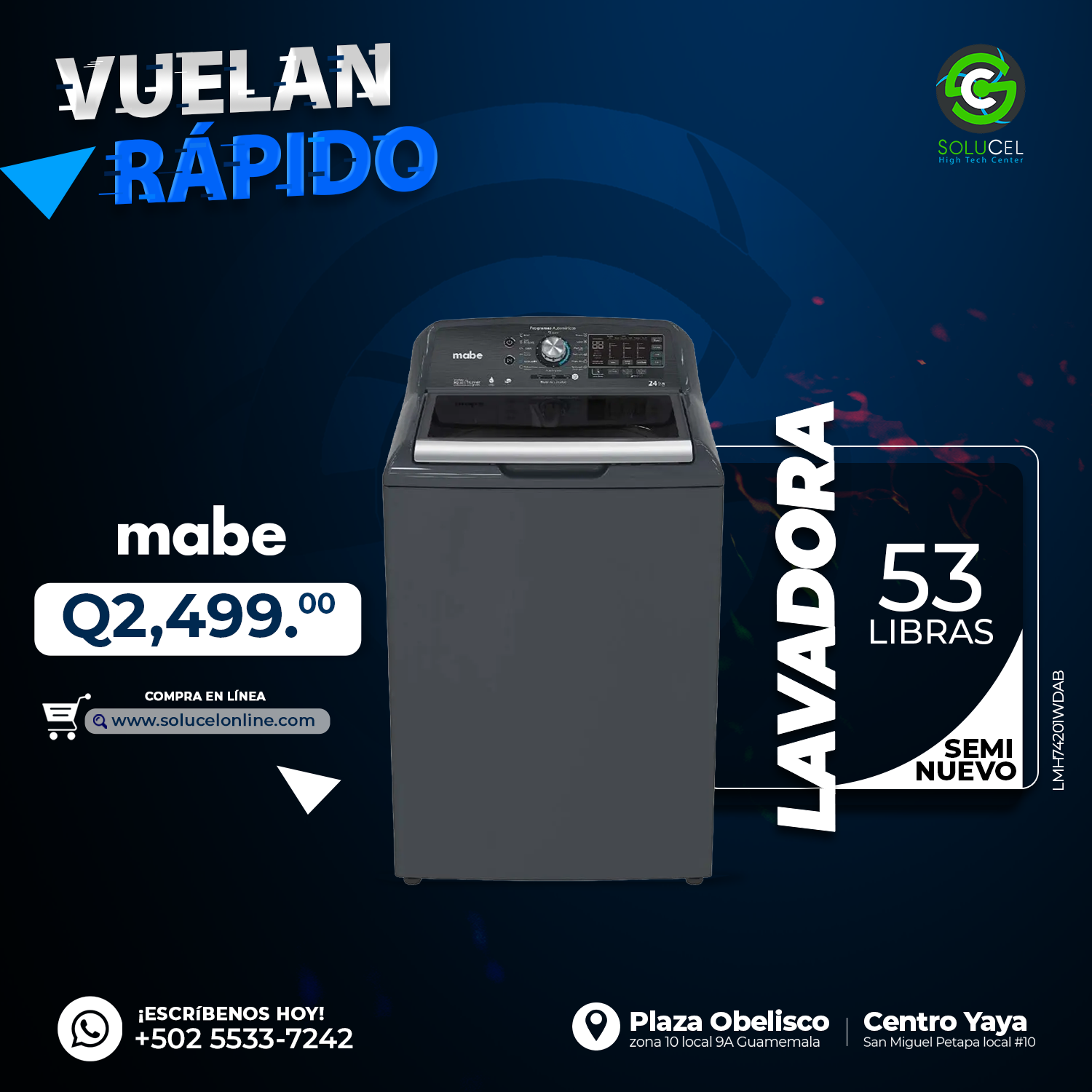 LAVADORA MABE