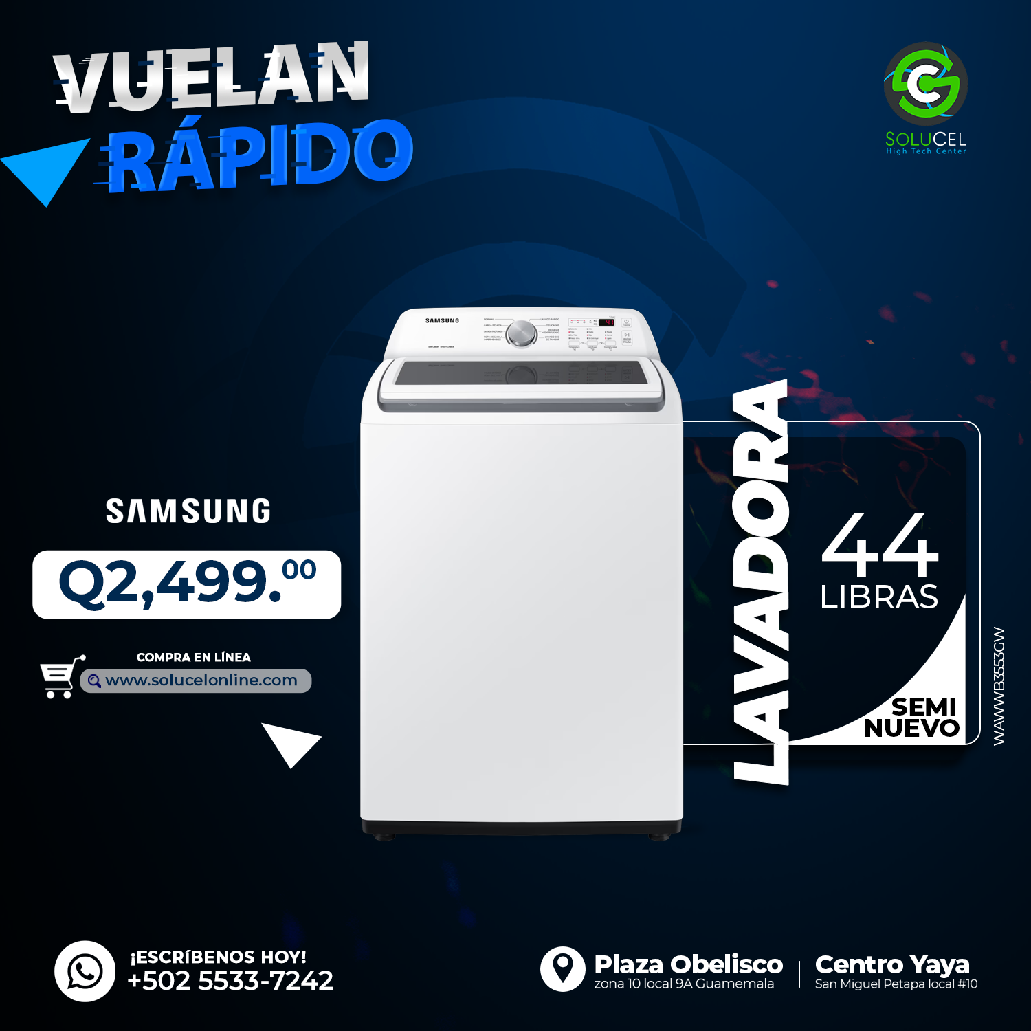 LAVADORA SAMSUNG