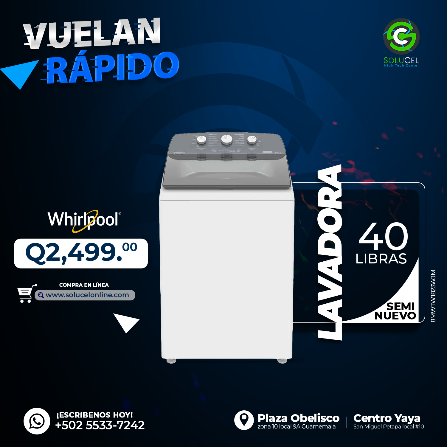 LAVADORA WHIRLPOOL