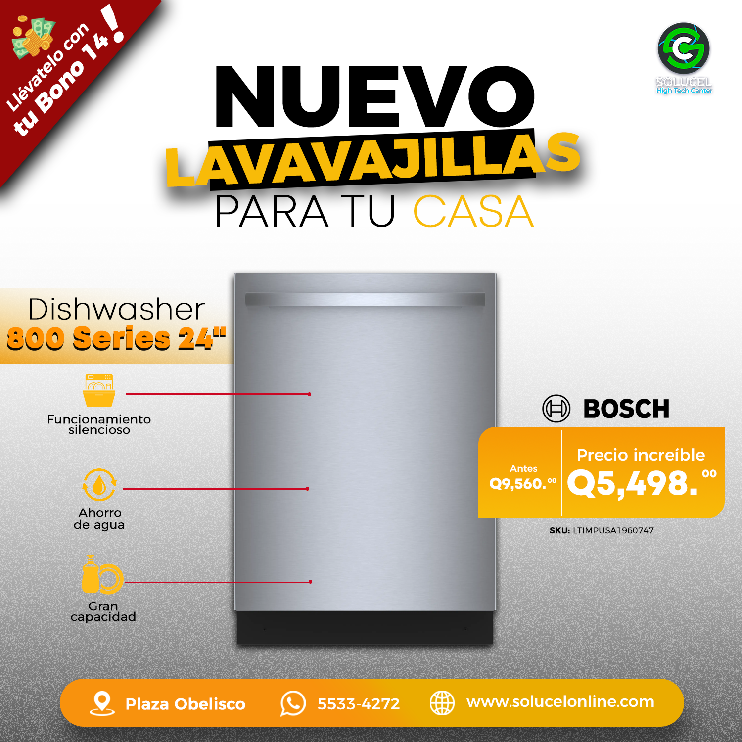 Dishwasher 800 series 24"